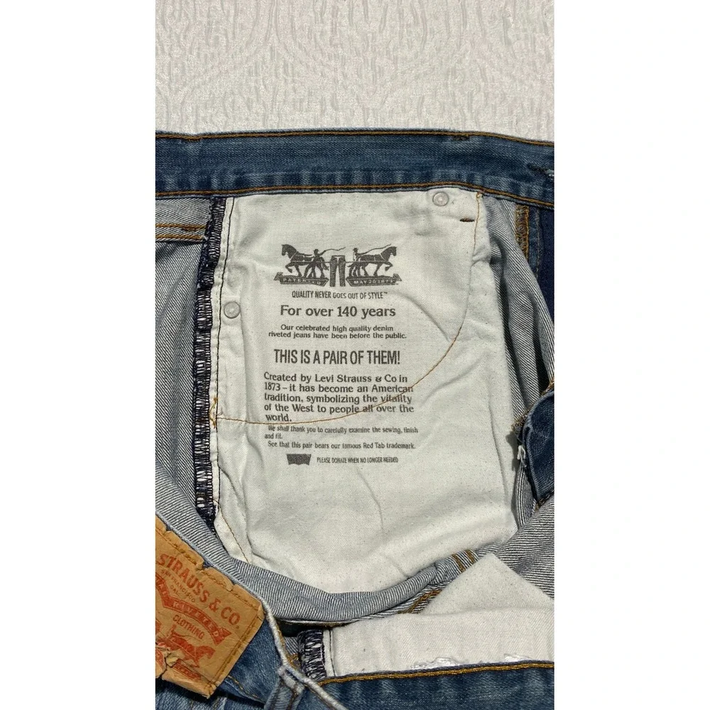 Levi's 559 Relaxed Straight Leg‎ Jeans Men's 34×30 Light Wash Denim